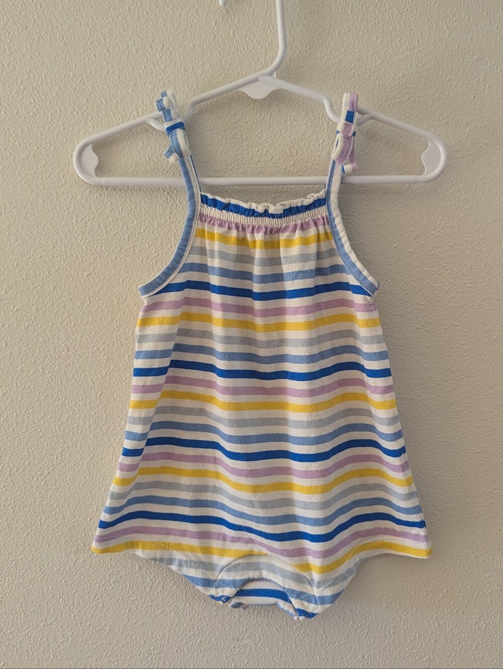 Striped Bubble Romper 6-12m